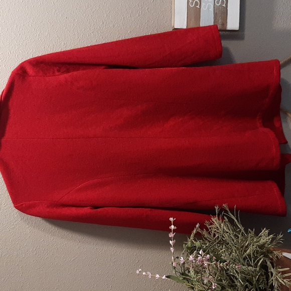 Piko Green Earth Fashion Wool/polyblend Drape Jacket Size M - Picture 2 of 10